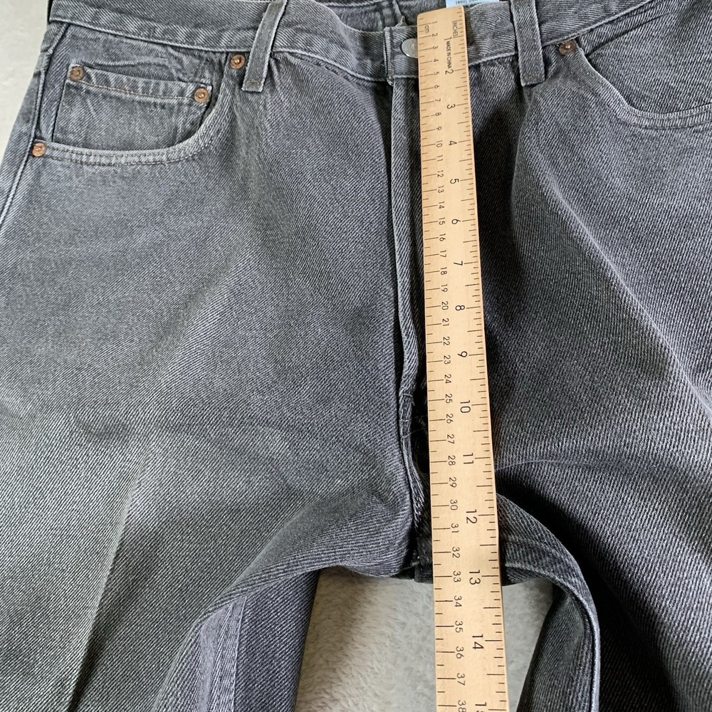 Vintage Levis 550 Jeans Mens 36x32 Gray Medium Wash Relaxed Tapered Y2K Denim - Picture 6 of 16